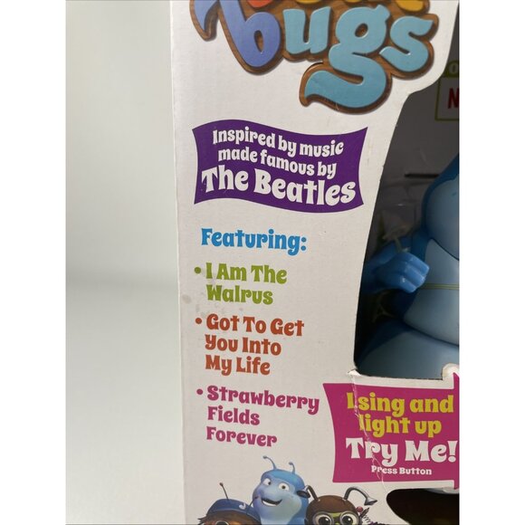 Netflix Beat Bugs Singing Walter Figure Sings w TV Series Beatles Inspired New - Picture 3 of 8